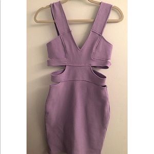 Tobi lavender purple bodycon dress